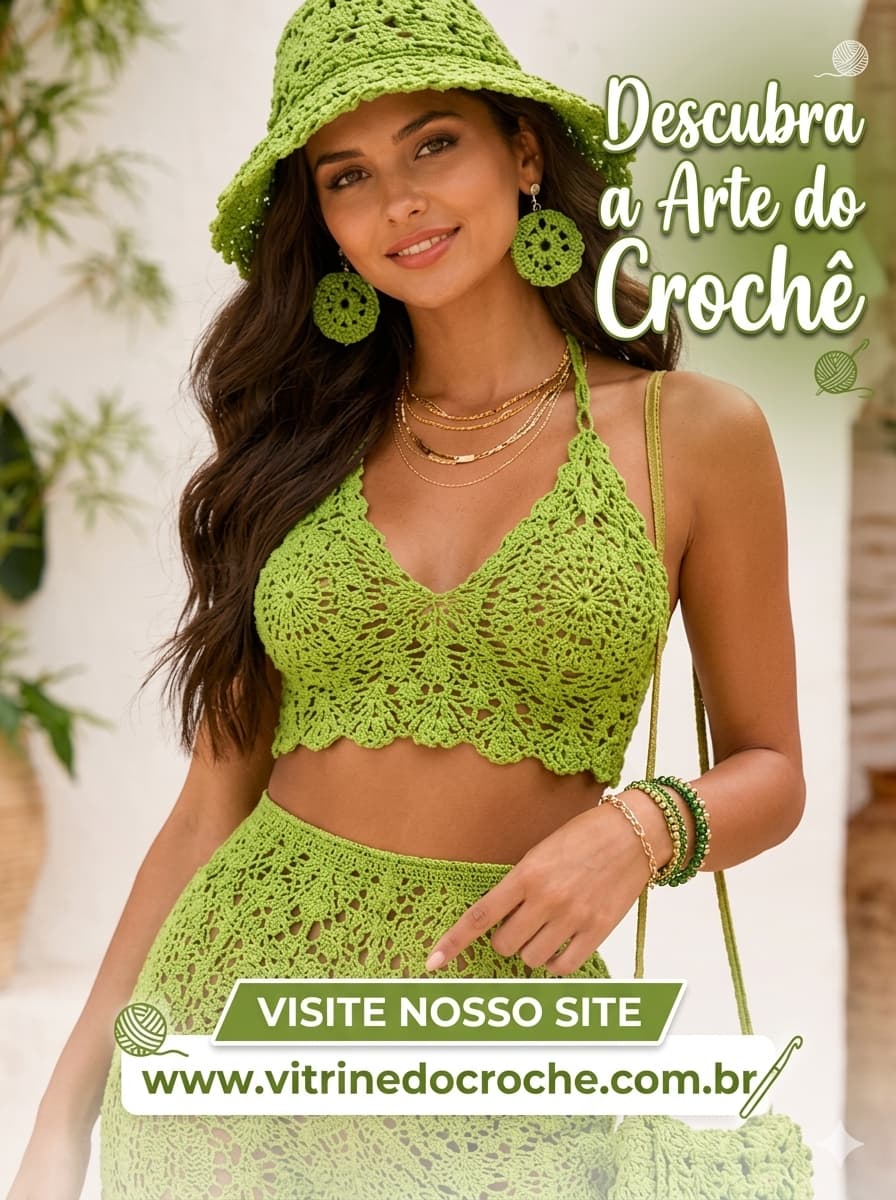 mais que crochê, exclusividade feita a mão